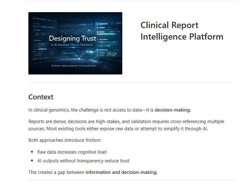 Clinical Report Intelligence Platform cover