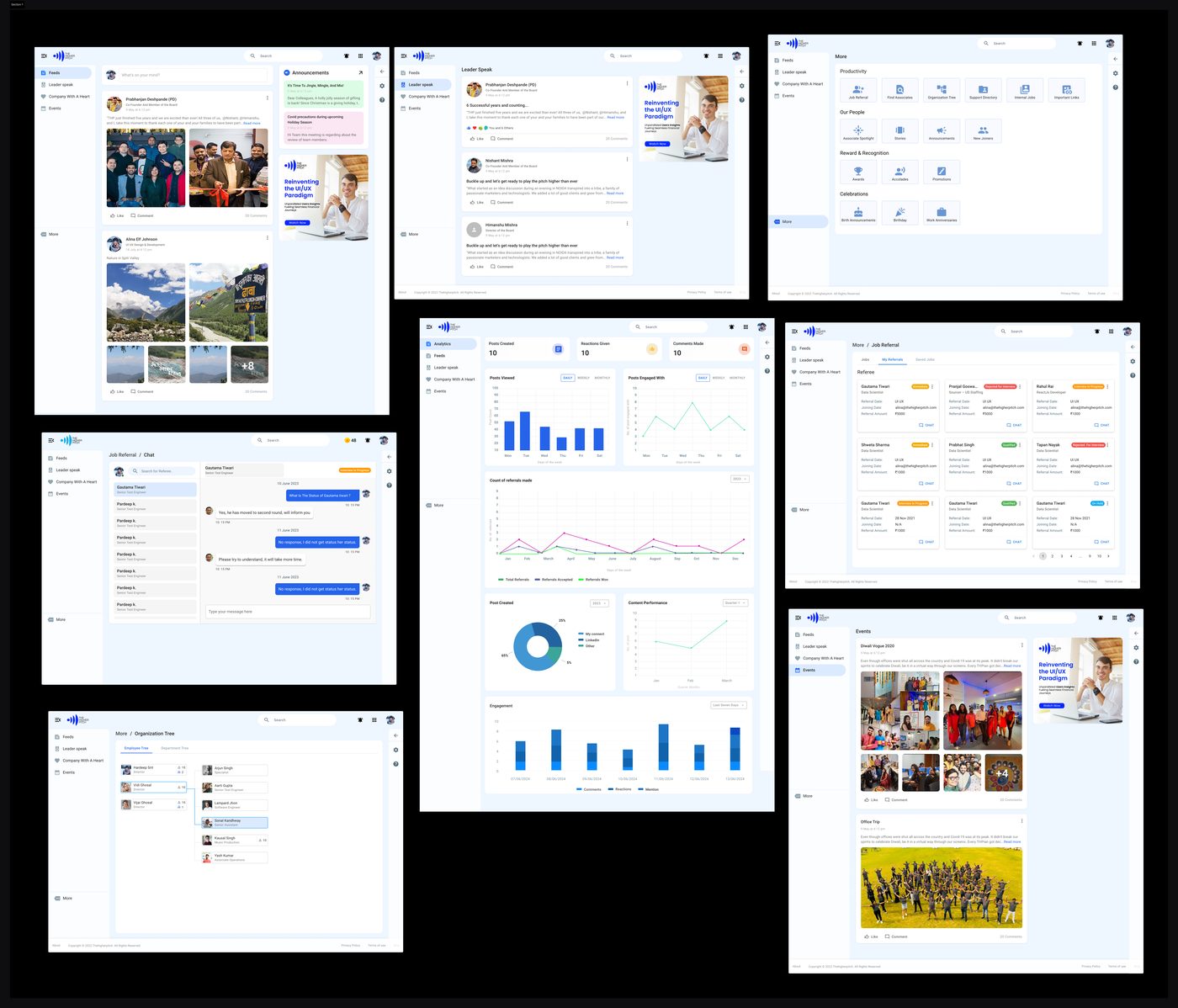 My Connect &mdash; V1 Screens