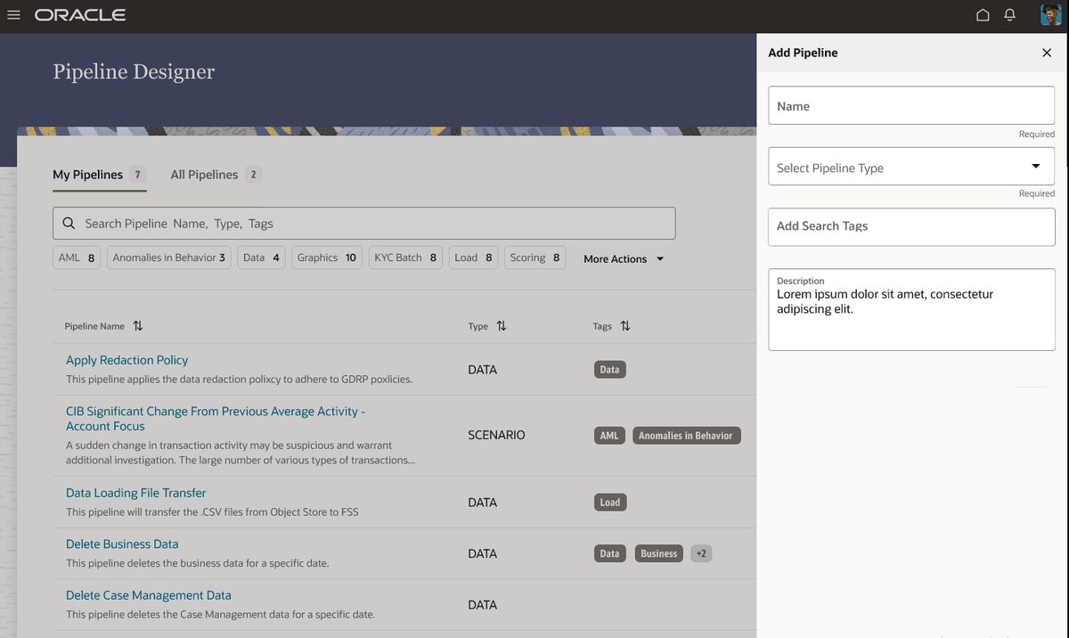 Add New Pipeline — after